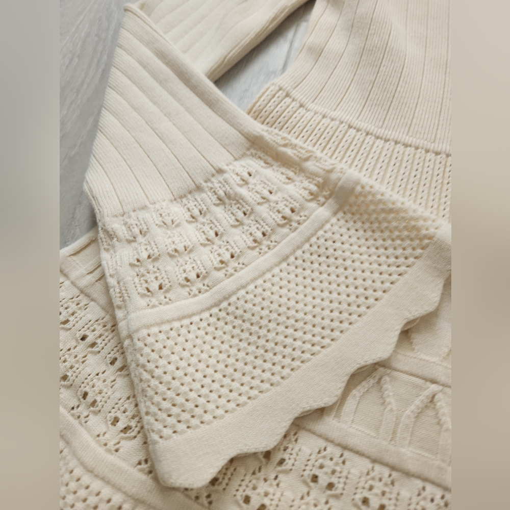 Willow & Wind Knit Flare Dress M - Picture 6 of 7